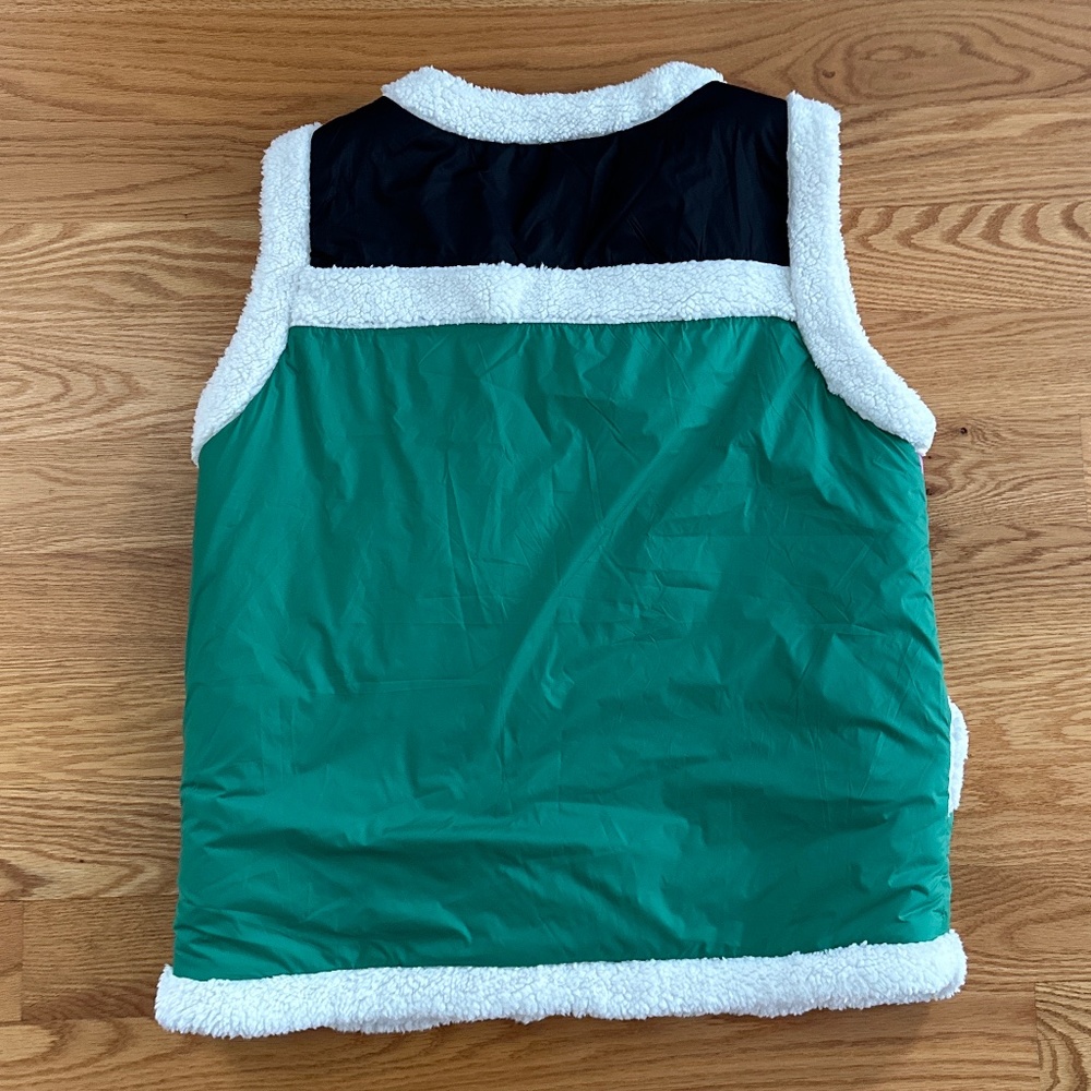 BDG Urban Outfitters NWOT Nylon Sherpa Vest (L) - Picture 7 of 14